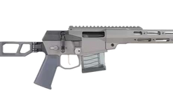 Q LLC Mini Fix 5.56mm 12" Gray Tapered Threaded Barrel, M-Lok Handguard, Gray Picatinny Rail Receiver, Adj Folding Stock, Black Polymer Grip