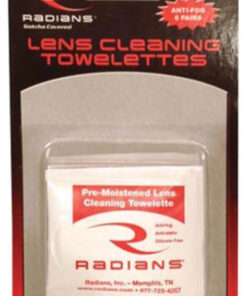 Radians Sporting Goods Lens Cleaning Towelettes, Six Per Blister Pack