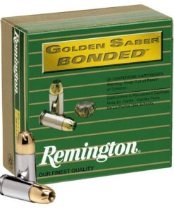 Remington Ammo Golden Saber Bonded 40SW 165gr, Brass Jacket Hollow Point, 20rd Box