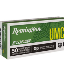Remington UMC 30 Super Carry, 100gr, Full Metal Jacket, 50rd Box