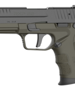 Retay RXP 22 LR 10+1 4" Threaded Barrel, Black Cerakote Optic Ready/Serrated Slide, OD Green Cerakote Polymer Frame RMR/RMSc Footprint