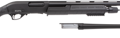 Rock Island Pump Action Combo 12 Ga, 3" Chamber 18.5" & 28" Barrels, Black, 5rd