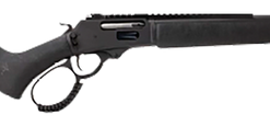 Rossi R95 Triple Black 357 Magnum/38 Spl, 16.5" Barrel, Cerakote Finish, Black, Ghost Ring Sight, Picatinny Rail, Black Wood Stock, 8 Round