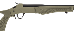Rossi Tuffy Youth 410 Ga, 3" Chamber 18.5" Barrel, Olive Drab Green Thumbhole Stock, Black Barrel, 1rd
