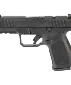 Rost Martin RM1C CA Legal 9mm,4" Black Compensated Match Grade Barrel, Black Tenifer Optic Ready/Serrated Steel Slide, Black Textured Grip, 10rd