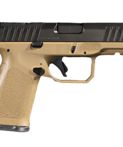 Rost Martin RM1C California 9mm, 4" Barrel, Black, Tenifer Optic Ready/Serrated Slide, Flat Dark Earth, Picatinny, Textured Grip, 10rd