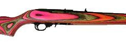 Ruger 10/22 Exclusive 22 LR, 18.5" Barrel, Pink/Black Laminate Stock, Black Rec, 10rd