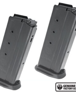Ruger 5-7 Magazine Pack of Two, 5.7X28MM, 20Rd, Black, Fits Ruger-57, 2 Pack