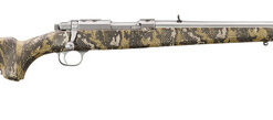 Ruger 77/357 357 Magnum, 18.5" Threaded Barrel, Desolve Bare Reduced Camo, Stainless Rec, 5rd