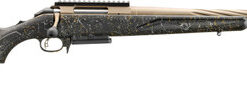 Ruger American Gen II Prairie 308, 20" Threaded Bull Barrel, Smoke Bronze/Black Splatter, 3rd