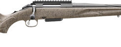 Ruger American Generation II 350 Legend, 16.4" Spiral Fluted Threaded Barrel, Brake, Cerakote Cobalt, Flat Dark Earth Splatter, 5rd