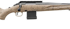 Ruger American Ranch Gen 2 223 Remington/5.56x45mm, 16" Threaded Barrel, Flat Dark Earth Splatter, Black Rec, 10rd