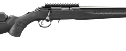 Ruger American Rimfire, Bolt-Action , 22 LR, 16.1" Barrel, Threaded 1/2X28, Satin Finish, Blued, Black Stock, Picatinny Scope Base, 10rd, 1 Magazine
