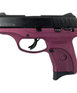 Ruger EC9s 9mm, 3.12" Barrel, Fixed Sights, Black Cherry, 7rd