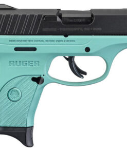 Ruger EC9S TALO Exclusive 9mm, 3.12" Barrel, Turquoise Frame, Black Slide, 7rd