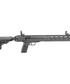 Ruger LC Carbine 5.7x28mm, 16.25" Fluted Barrel, 1/2x28 Threads, M-Lok, Black Side Folding Stock, 10rd