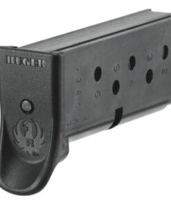 Ruger LCP Magazine, Finger Rest, 6 Shot Blue Steel