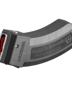 Ruger Magazine BX-15, 17 HMR, 22 WMR, 15Rd, Black, Fits M77/17, 77/22, American Rimfire and Precision Rimfire