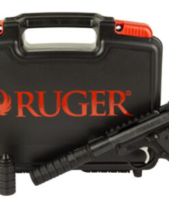 Ruger, Mark IV 22/45 Pygmy Shark Package 22LR, 3.1" Threaded Barrel, Checkered Grips, 10 Rounds, 2 Mags, Includes JK 105 VERSAX 22 Suppressor