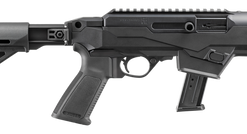 Ruger PC Carbine SBR, 9mm, 6.5" Cold Hammer-Forged Barrel, Threaded 1/2X28, Anodized Black, M-Lok Slots, Grip, Adjustable Stock, 17rd