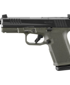 Ruger RXM 9mm, 4.5" Barrel, Threaded 1/2X28, Black Slide, Magpul EHG Olive Drab Green Frame, Optics Ready, Front Night Sight, 15rd, 2 Magpul PMAG...