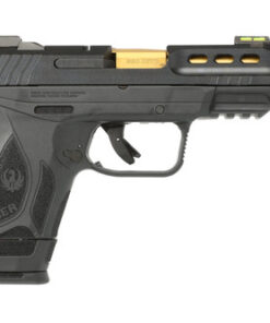 Ruger Security TALO Exclusive 380 ACP, 3.42" Gold Barrel, Black Polymer, 15rd