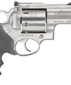 Ruger Super Redhawk Alaskan .454 Casull, 2.5" Barrel, Black Rubber Grips, Stainless Steel, 6rd