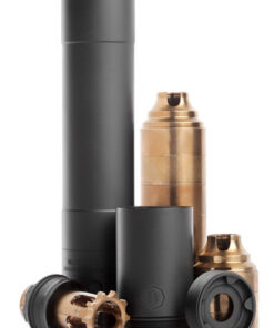 Rugged Suppressors Obsidian 45 with ADAPT Modular Technology, Pistol Suppressor, .45 ACP, Includes .578X28 Piston, Aluminium Tube, 17-4 PH Baffles,...