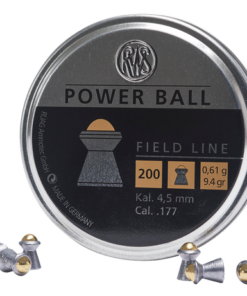 RWS/Umarex Power Ball .177 Pellet Steel/Lead Domed Pellet 200 Per Tin