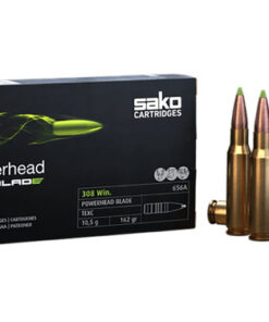 Sako Powerhead .308 Win, 162gr, Blade Bullet, Polymer Tip, 20rd