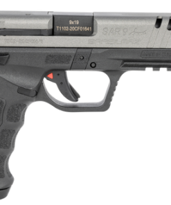 SAR USA, SAR9 Sport, 9mm, Striker Fired Pistol, 5.2" Barrel, Polymer Frame, Platinum, 17Rd
