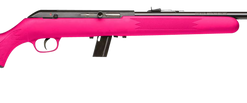 Savage 64F 22 LR, 21" Barrel, Pink Synthetic, Adjustable Sights, 10rd
