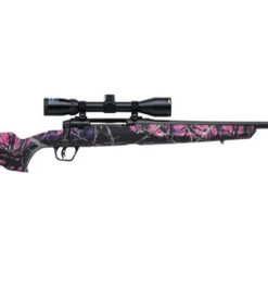Savage Axis II XP Compact 6.5 Creedmoor, 20" Barrel, Muddy Girl, Matte Black, Bushnell Banner 3-9x40mm, 4rd