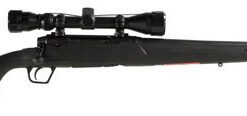Savage Axis XP Compact, 223 Rem, 20" Barrel, Black Color, Black Polymer Stock, Weaver 3-9x40 Scope, 4Rd, Detachable Box Magazine