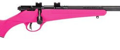 Savage Rascal FV-SR Youth Action Rifle, 22 LR, 16.125" Barrel, Pink Stock