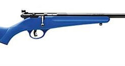 Savage Rascal Youth 22 LR 1rd 16.13" Matte Black Sporter Barrel, Matte Black Carbon Steel Receiver, Blue Fixed Synthetic Stock