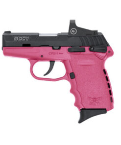 SCCY CPX-1 RD 9mm, 3.1" Barrel, Pink Frame, CTS-1500 Red Dot Sight, 10rd
