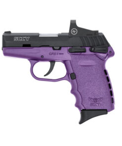 SCCY CPX-1 RD 9mm, 3.1" Barrel, Purple Frame, CTS-1500 Red Dot Sight, 10rd