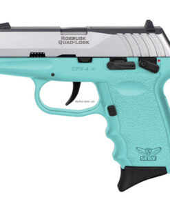 SCCY CPX-4 380 ACP, 2.96" Barrel, Sky Blue, 10rd