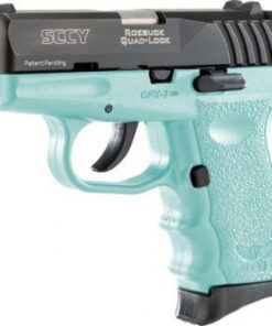 SCCY CPX3-CB 380 ACP, Black/Blue, No Safety, 10rd Blk/SCCY Blue w/o Safety
