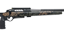 Seekins Precision Element Hunter M3 7MM Rem Mag, 22" Carbon Fiber Barrel, 1:8, 5/8X24 Threads,Hfunter Brake, Anodized Black, Chassis, Woodland Shadow