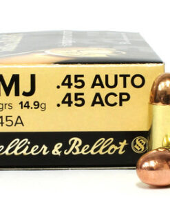 Sellier & Bellot .45 ACP 230gr, FMJ, 50rd Box