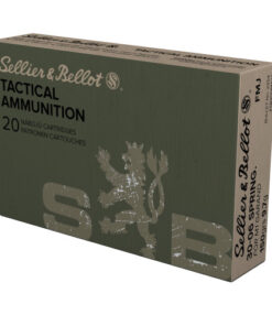 Sellier & Bellot Tactical 30-06 Springfield, 150gr, Full Metal Jacket, 20rd Box