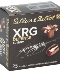 Sellier & Bellot XRG Defense 40 S&W, 130gr, Solid Copper Hollow Point, 25Bx/40Cs