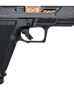 Shadow Systems DR920 Elite 9mm, 4.48" Bronze Spiral Fluted Barrel, Compensator, Nitride Black Slide, Optics Ready, Trig Safety, Tritium Front,...