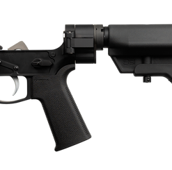 Shield Arms SA-15, Complete Folding Lower Receiver, 223 Remington/5.56mm, Anodized Finish, Black, B5 Systems Bravo Stock, H2 Proprietary Buffer Weight