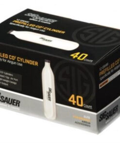 Sig Sauer Airguns CO2 Cylinders Cartridges, 12 Grams, 40 Per Box