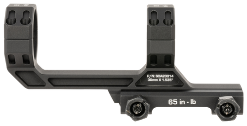 Sig Sauer Alpha MSR Scope/Ring Mount, Black Anodized Aluminum 30mm Tube, 1913 Picatinny Rail Mount, AR Height