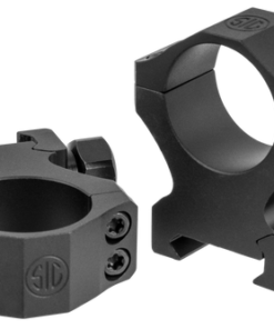 Sig Sauer Alpha1 Tactical 30mm Ring Set, Extra High Aluminum, Black Matte