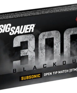 Sig Sauer Ammo Match 300 Blackout, 220 Gr. OTM 20rd Box